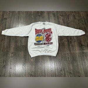 Lee 1998 Rose Bowl Michigan Wolverines Vs Washington State Cougars Crewneck